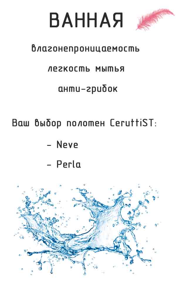 потолки в ванных